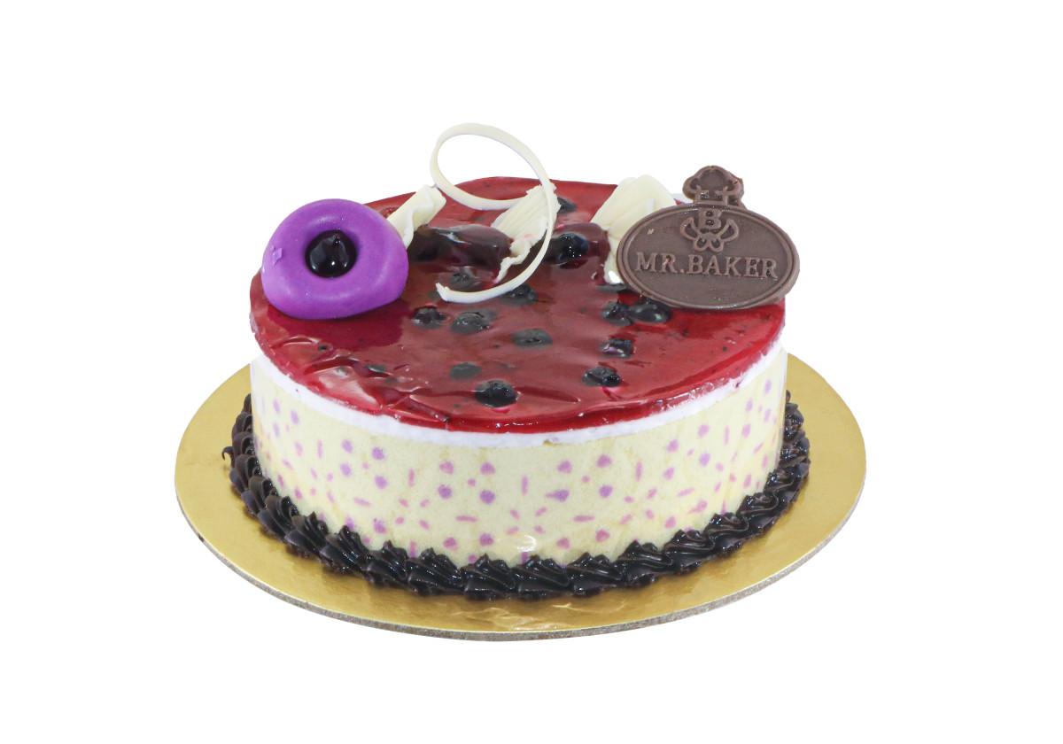 BLUEBERRY MOUSSE CAKE